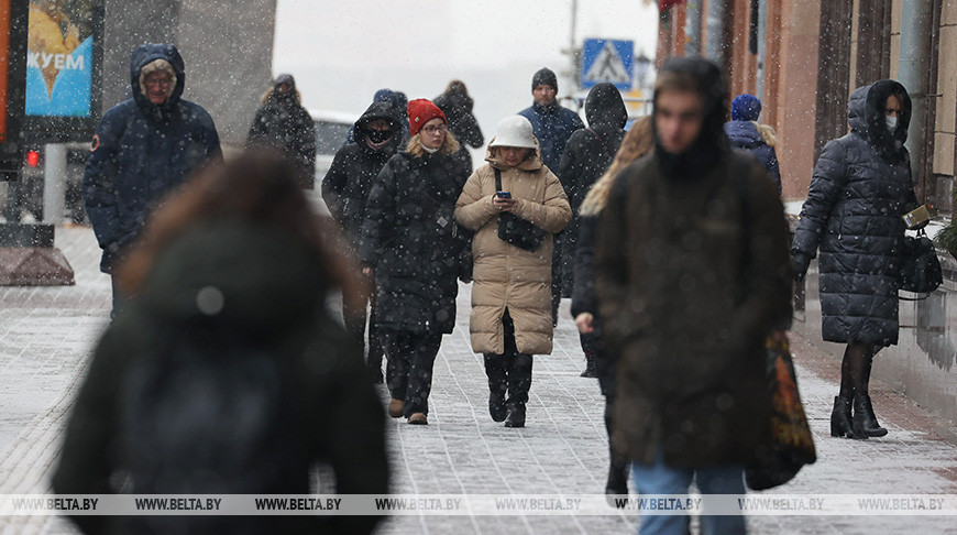 Мокрый снег с дождем ожидаются в Беларуси 12 декабря