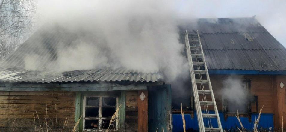 Частный дом горел в Осиповичском районе