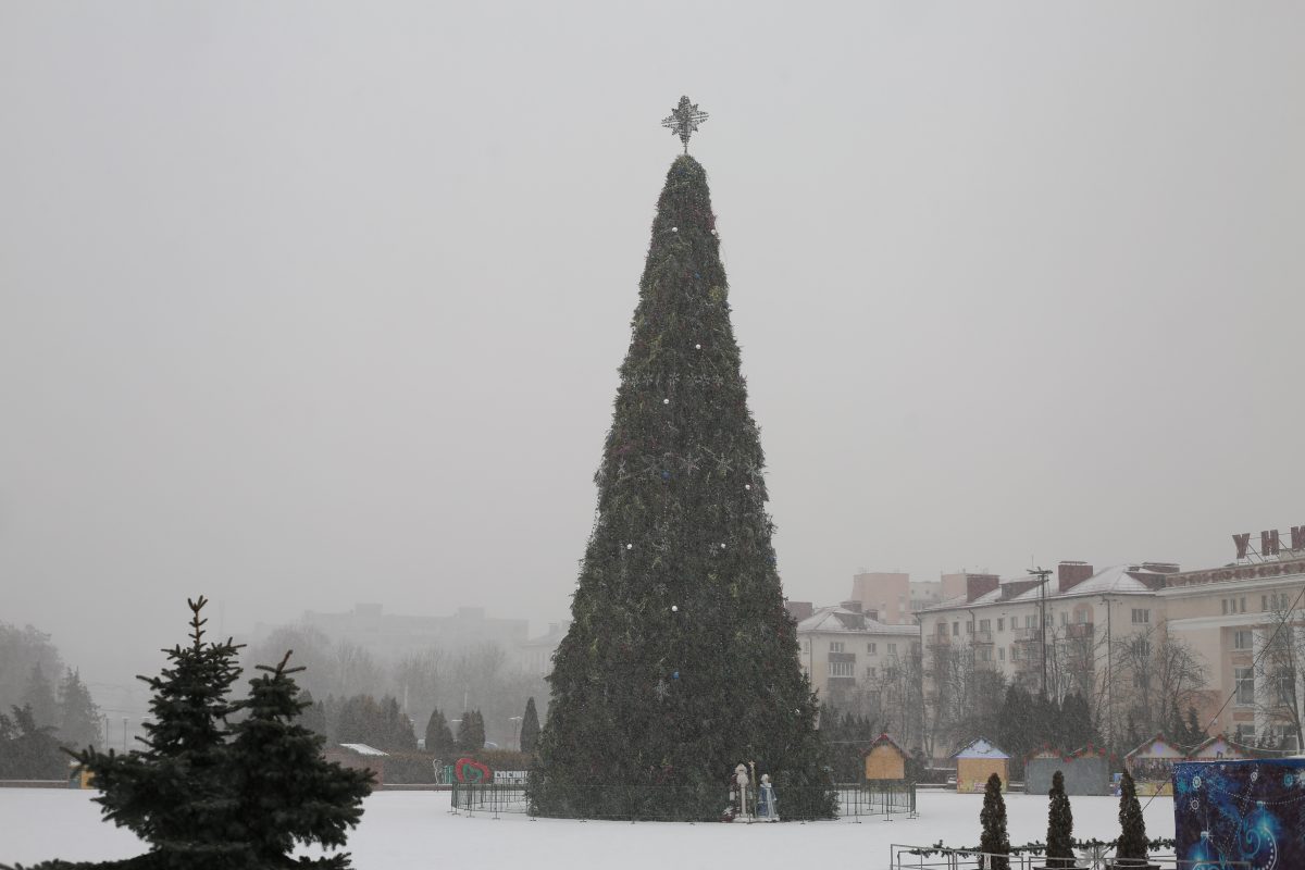 С 24 декабря по 14 января площадь Ленина будет перекрыта