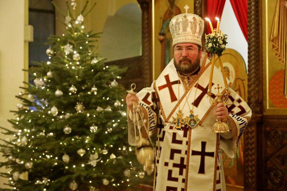 На Рождество в Свято-Никольском кафедральном соборе прошла всенощная служба