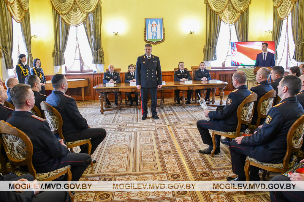 В Могилевской области названы лучшие сотрудники органов внутренних дел за 2021 год