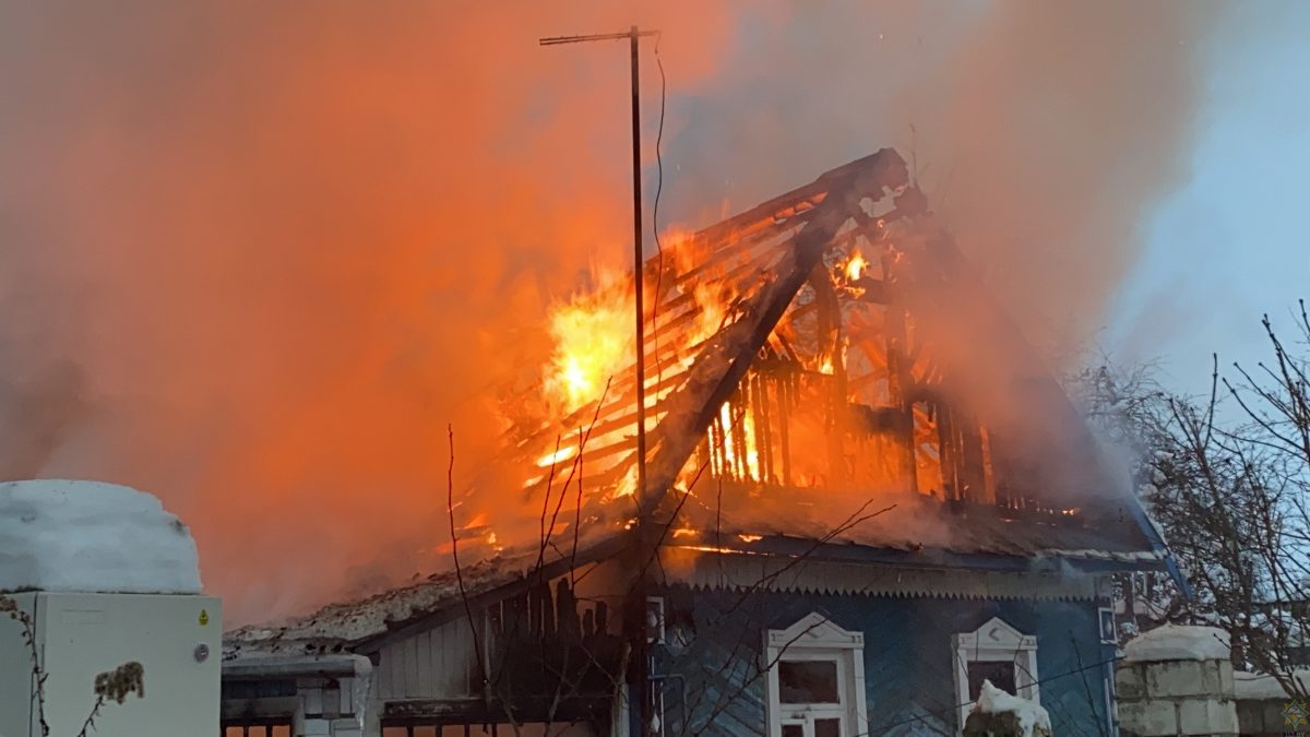 За неделю с 7 по 14 февраля на Бобруйщине произошло 4 пожара, есть погибший