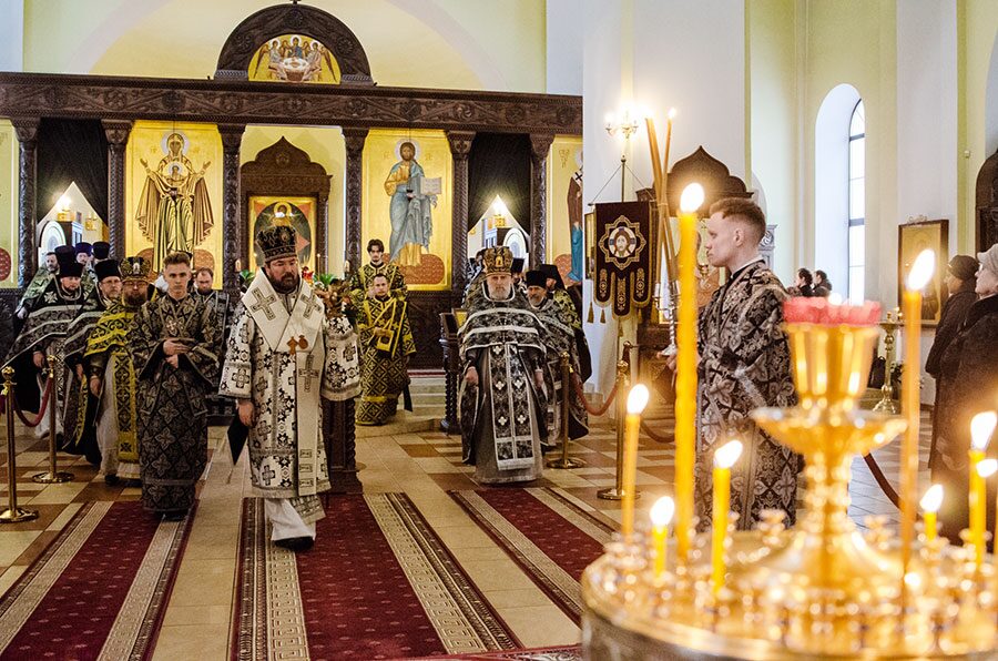 Состоялась великопостная общеепархиальная Литургия