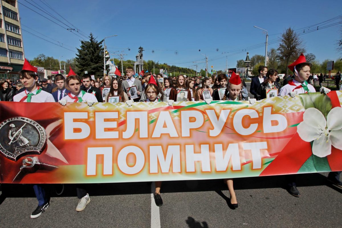 Праздничная колонна 9 мая