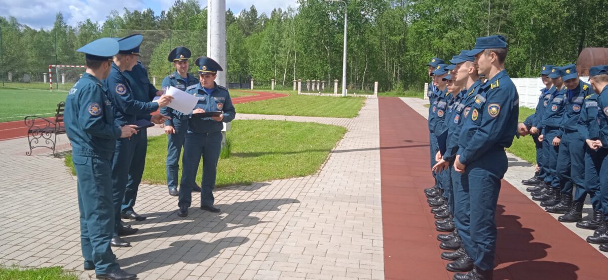 В Бобруйском районе проходит учебно-полевой сбор курсантов