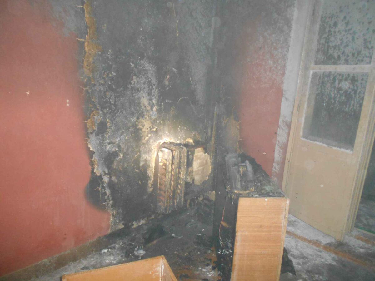 В общежитии на Гагарина тушили пожар