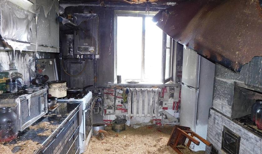 Житель Горок поджег свой дом после конфликта с женой
