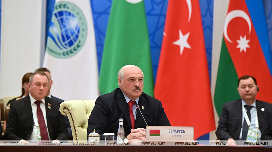 Выступление Президента Беларуси Александра Лукашенко на заседании Совета глав государств ШОС в Самарканде