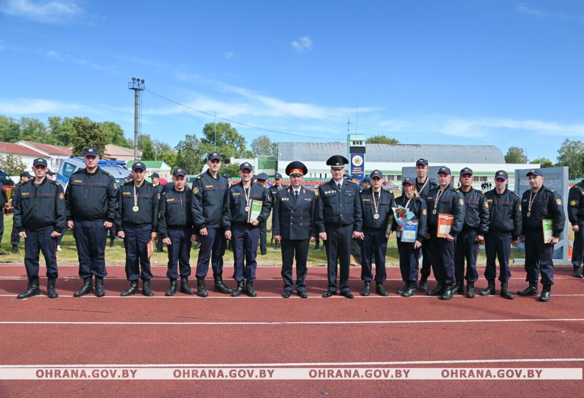 XIX смотр-конкурс профмастерства сотрудников Департамента охраны, приуроченный к 70-летию службы, прошел в Речице