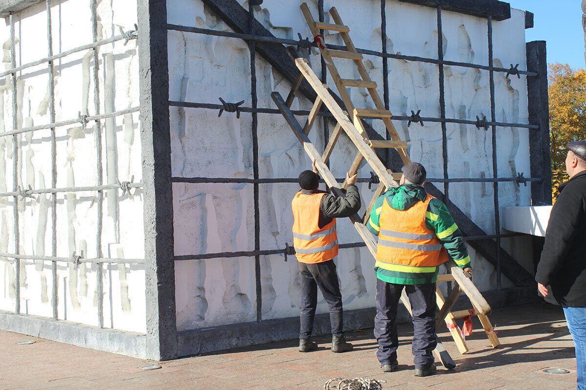 Мемориальный комплекс «Жертвам фашизма» посетили вандалы?