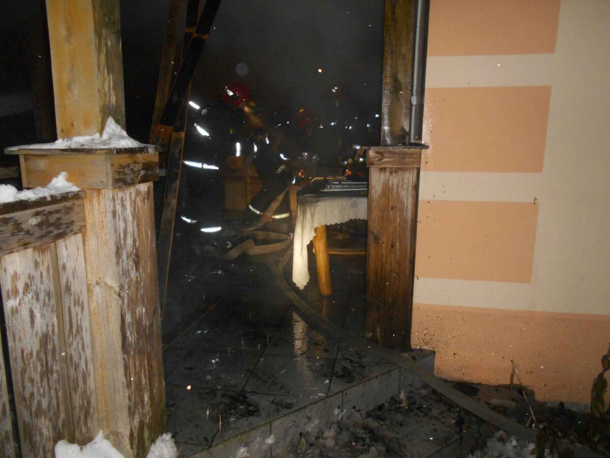 Ночной пожар в Бобруйске: на Гоголя горела баня