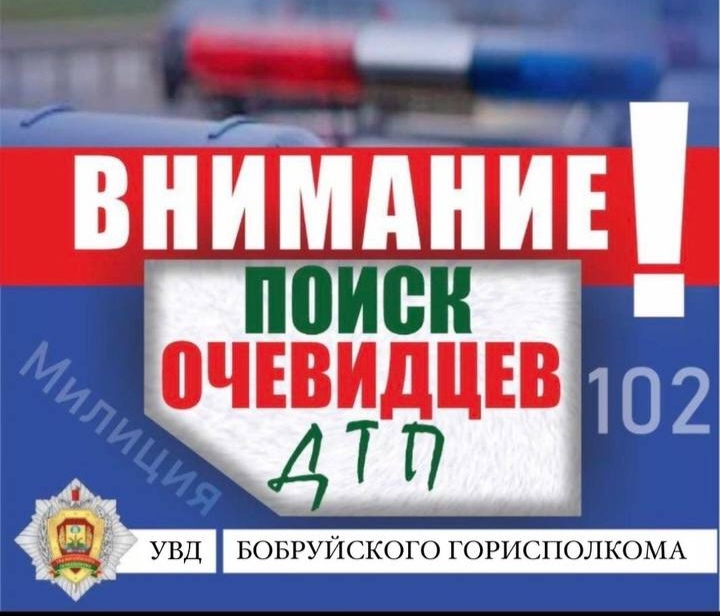 Госавтоинспекция Бобруйска ищет очевидцев ДТП
