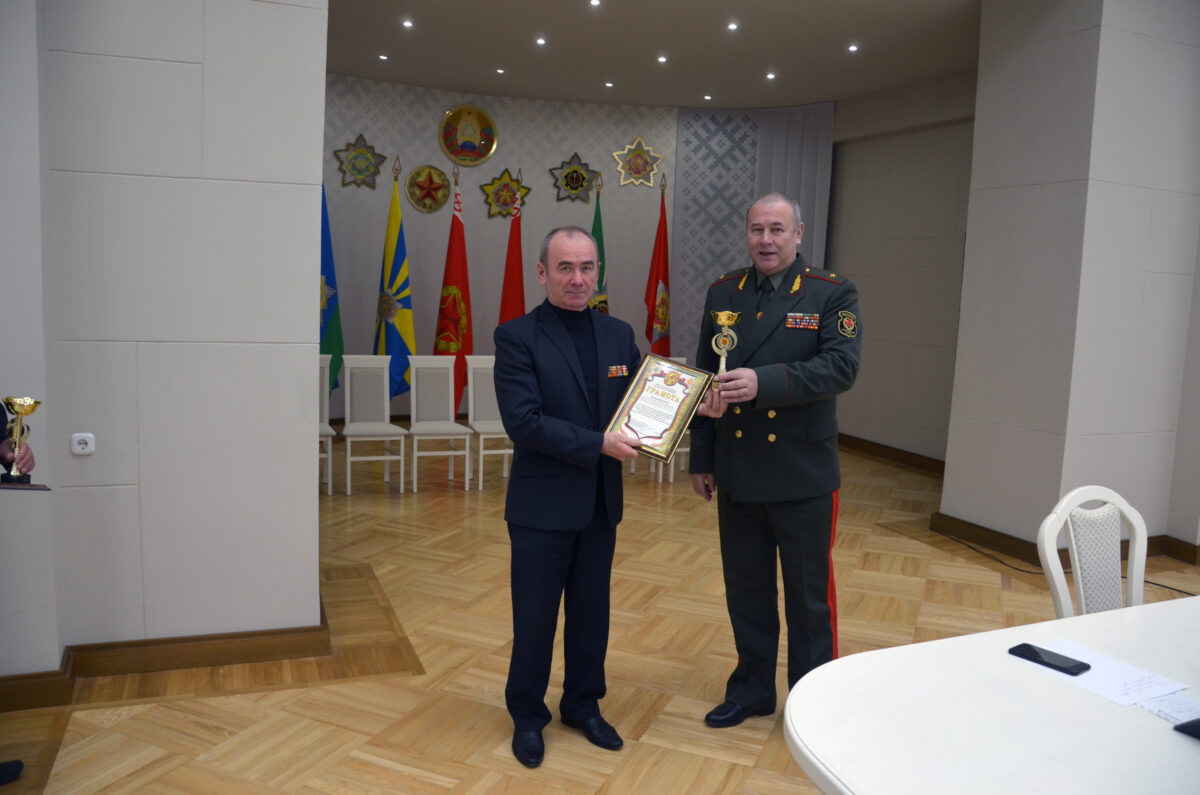 Белорусский союз офицеров объявил Благодарность первичной организации 147-го зенитного ракетного полка