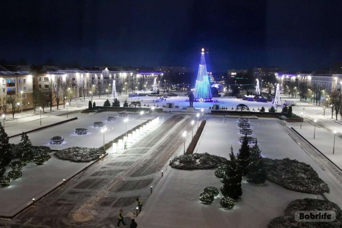 Посмотрите, как прекрасен новогодний Бобруйск