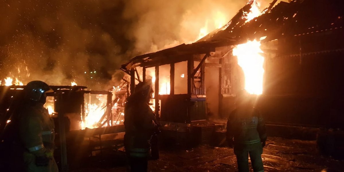 За период с 3 по 9 января на Бобруйщине произошло два пожара