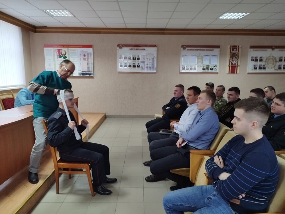 Учебно-методический сбор по медицинской подготовке прошел в Бобруйске
