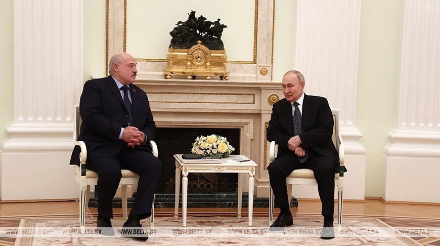Лукашенко на переговорах с Путиным: мы все преодолеем, надо немного времени