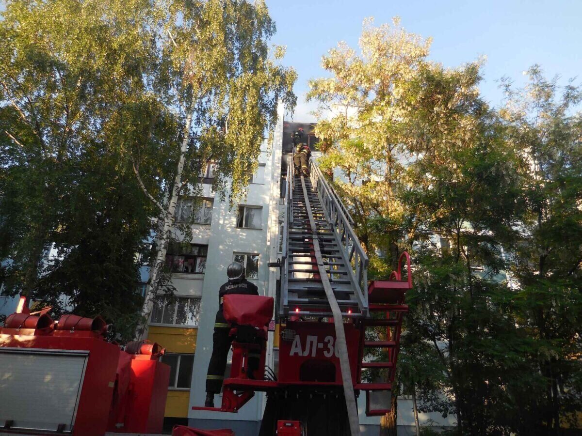 Пожар квартиры на Орджоникидзе