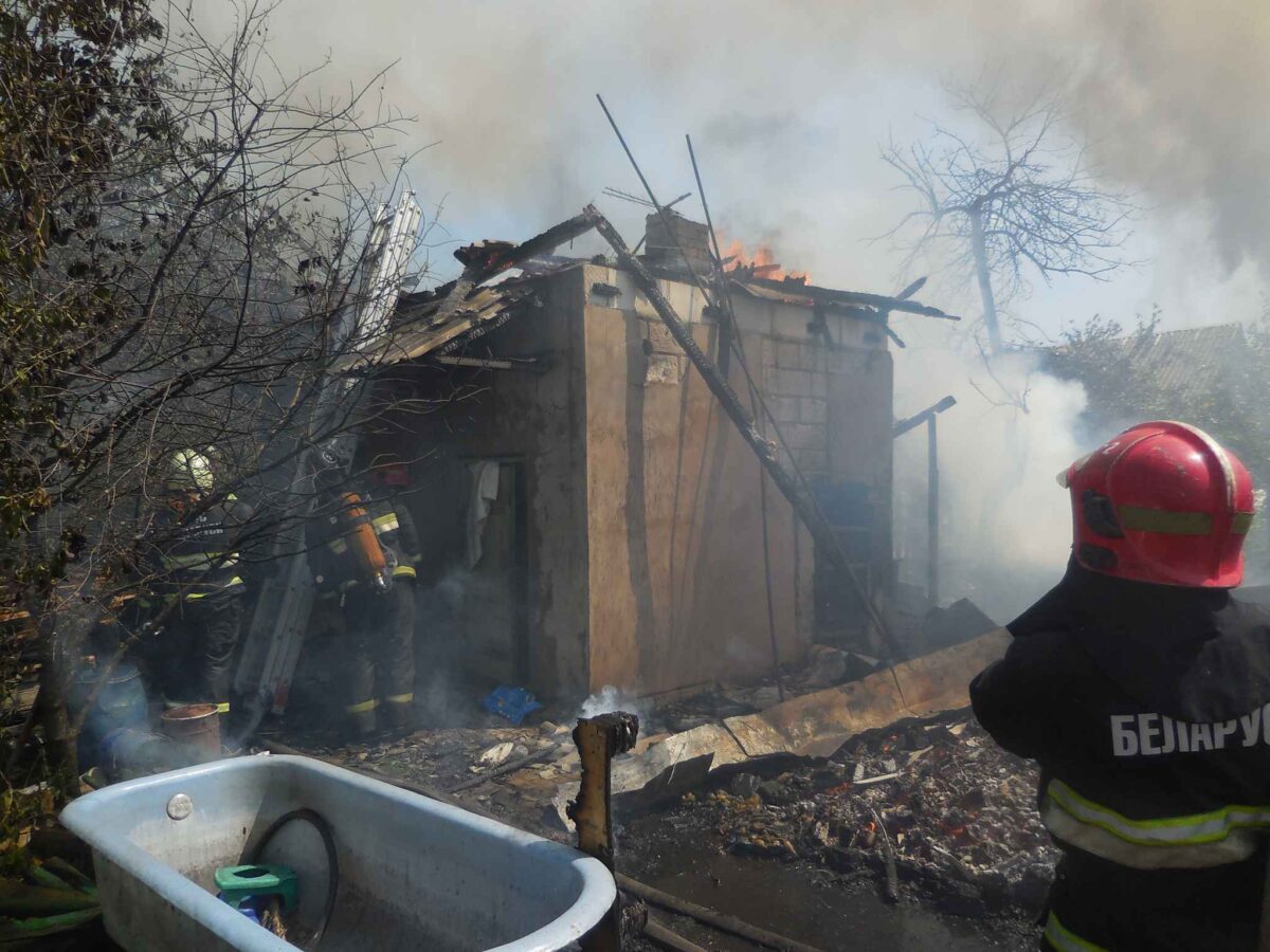 Дневной пожар на Тимирязево