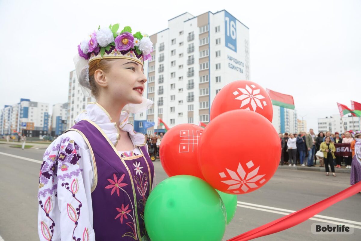 Улица Народного единства – красивое продолжение развития Бобруйска