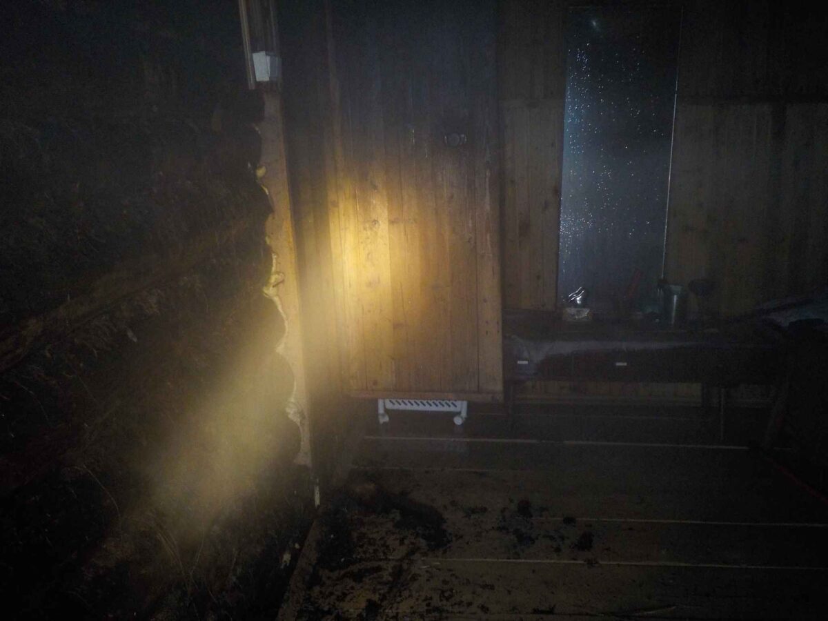 На Свердлова горела баня