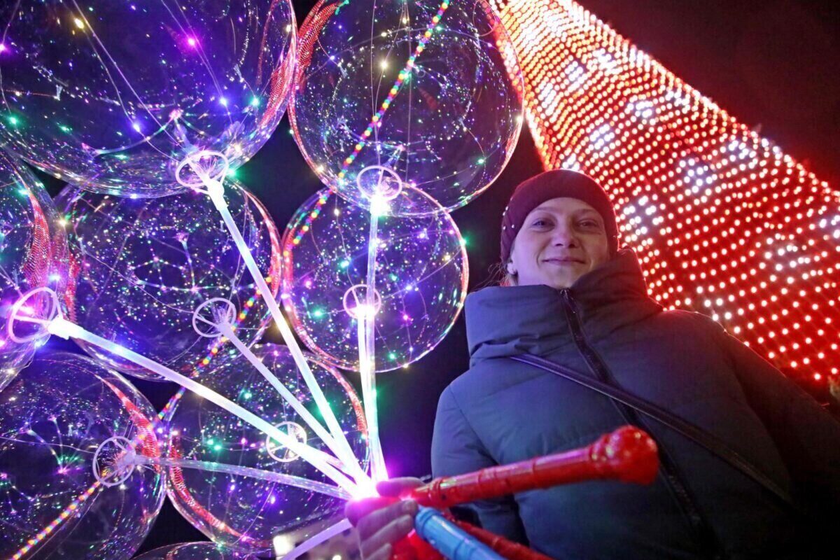 Первые часы нового года в Бобруйске