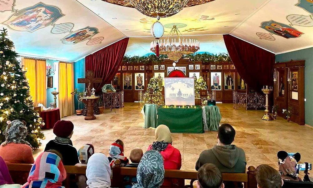 В Покровском храме Бобруйска состоялось представление театра теней