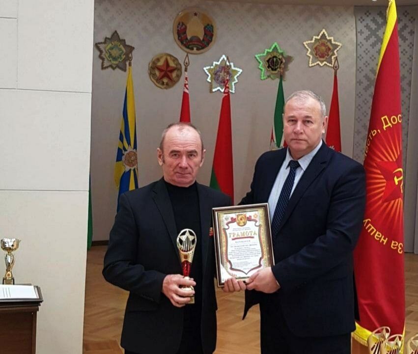 Первичная организация Белорусского союза офицеров 147-го зенитного ракетного полка награждена Почетной грамотой