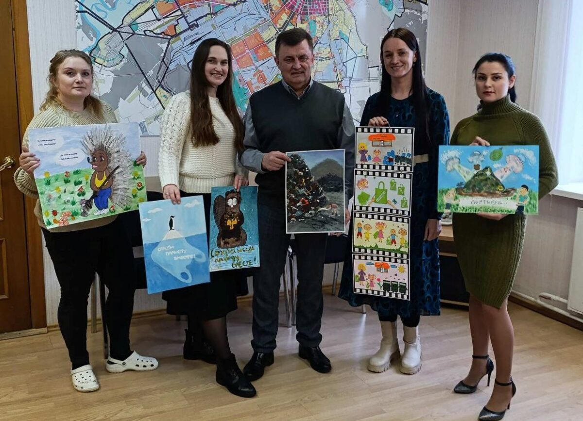 Определены лучшие работы конкурса на лучший детский рисунок на экологическую тематику
