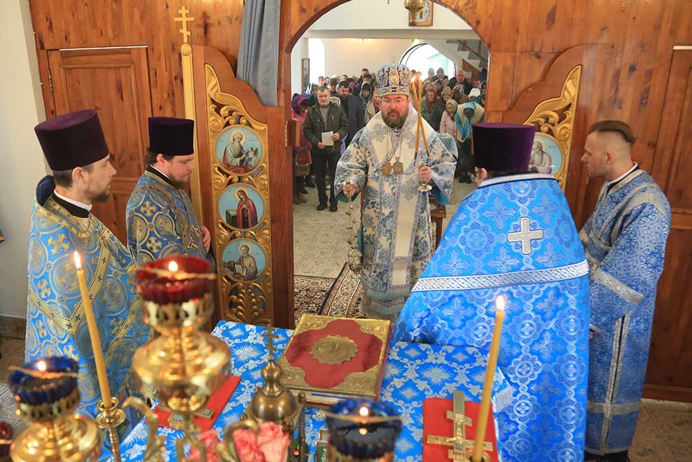 Праздник Благовещения Пресвятой Богородицы в одноименном храме Кличева