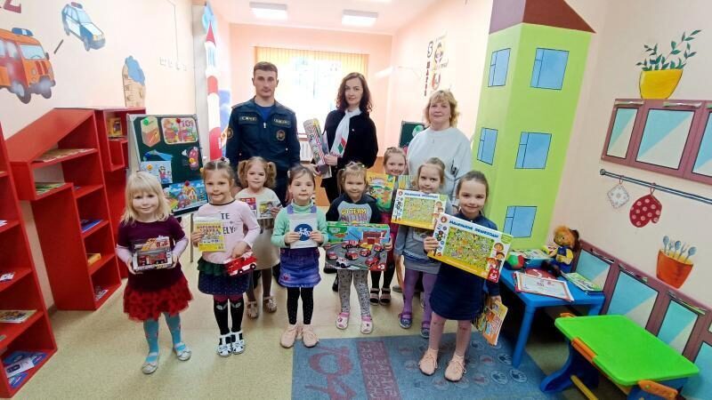 В детском саду №85 г. Бобруйска провели занятие на тему «Пожарная безопасность»