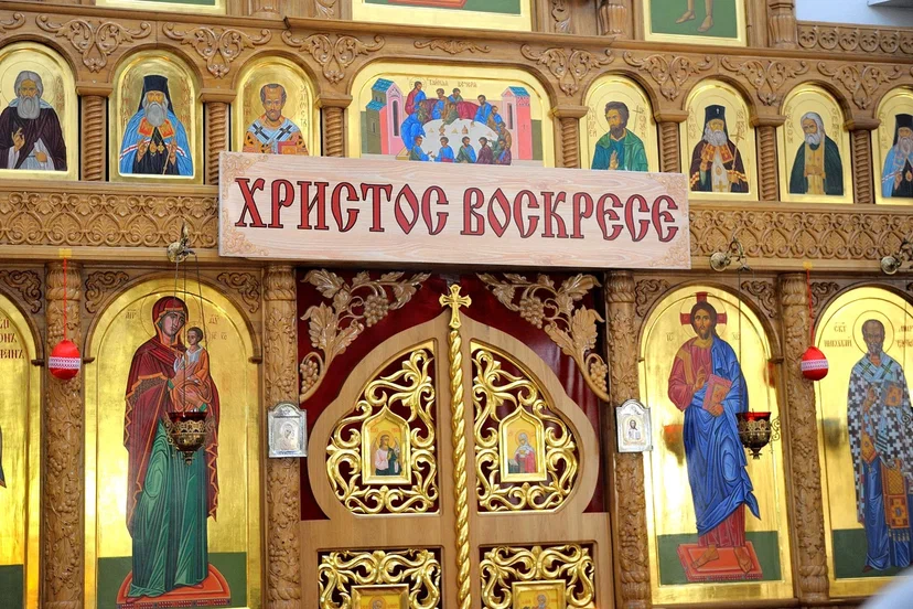 Лукашенко на Пасху приехал в Свято-Ильинский храм в Орше