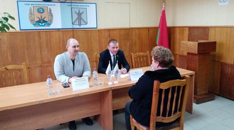 Профсоюзный выездной прием граждан по вопросам охраны труда прошел в Бобруйске