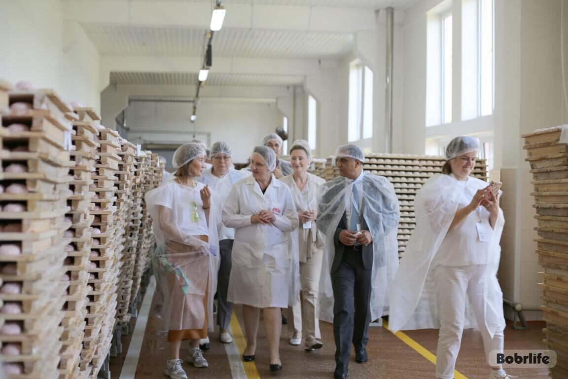 Делегации «Венка дружбы» посещают предприятия Бобруйска