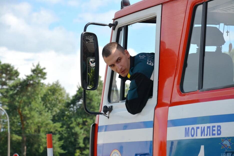 В Могилеве определили лучшего водителя подразделений по чрезвычайным ситуациям области