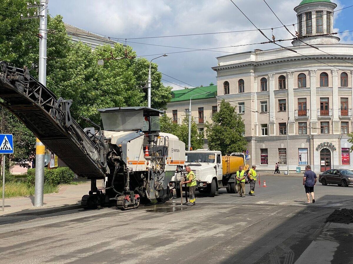 На Советской проведены дорожные работы
