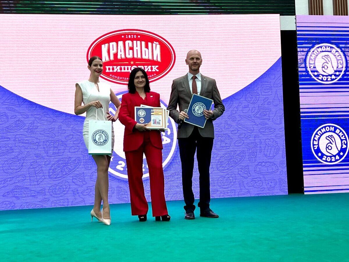 В дегустационном конкурсе «Чемпион вкуса-2024» фабрика «Красный пищевик» собрала коллекцию наград