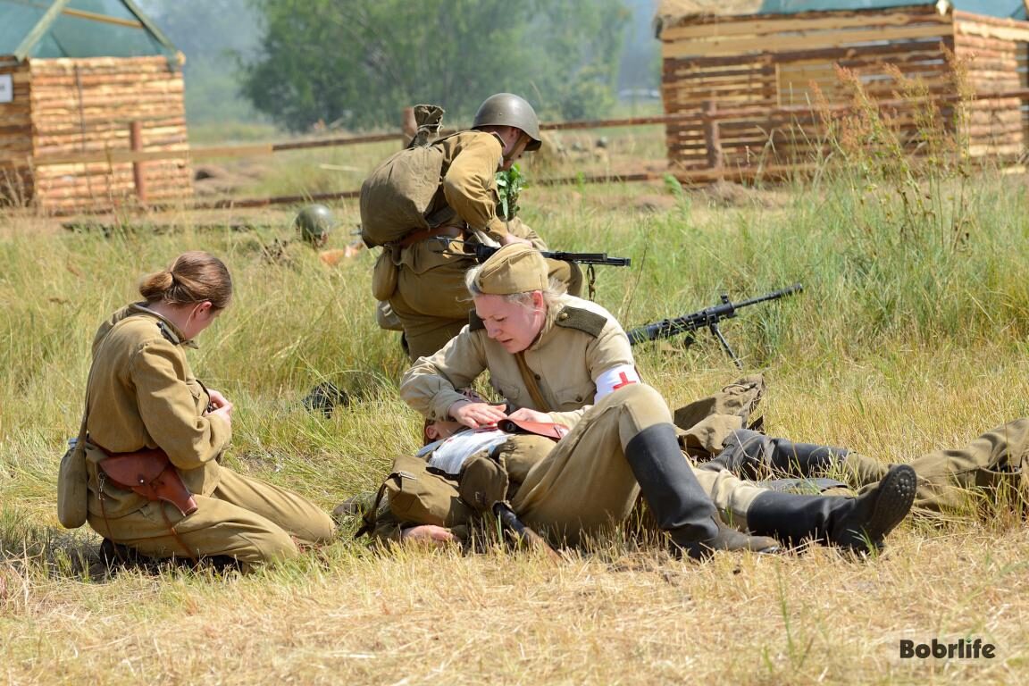 Военно-историческая реконструкция «Бобруйский котел» состоялась возле деревни Щатково