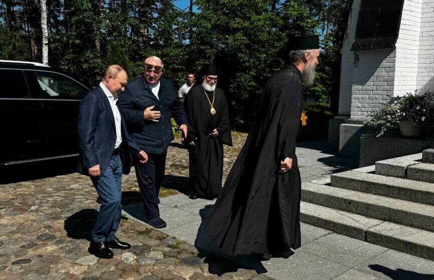 На острове Валаам проходит встреча Александра Лукашенко и Владимира Путина