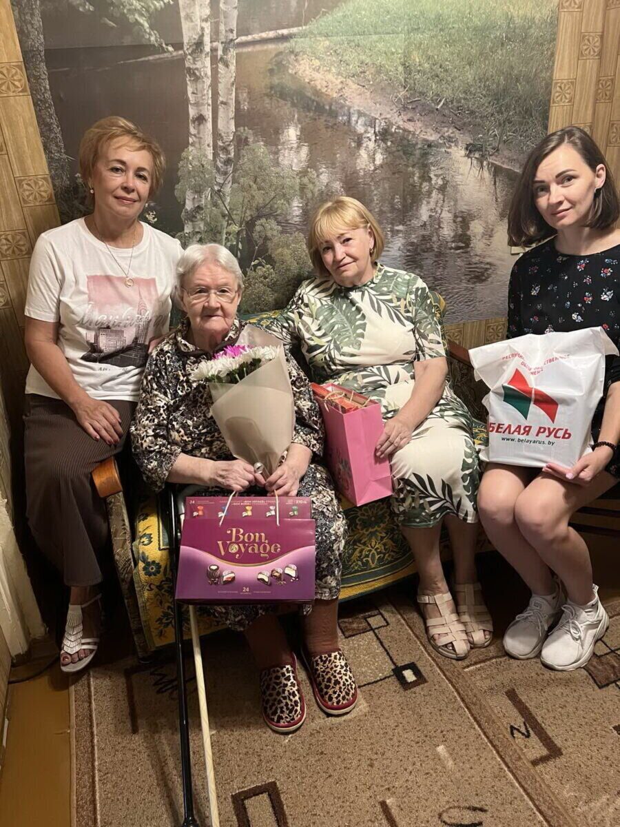 Поздравили с днем рождения ветерана Великой Отечественной войны