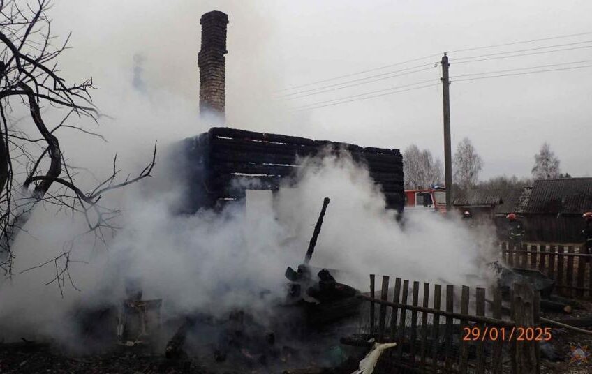 На пожаре в Бобруйском районе погиб мужчина