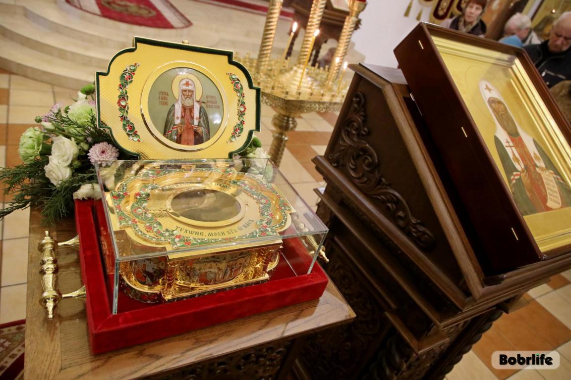 В Бобруйске состоялась встреча ковчега с мощами Патриарха Тихона