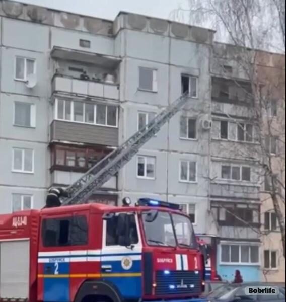 В микрорайоне «Киселевичи» загорелась квартира