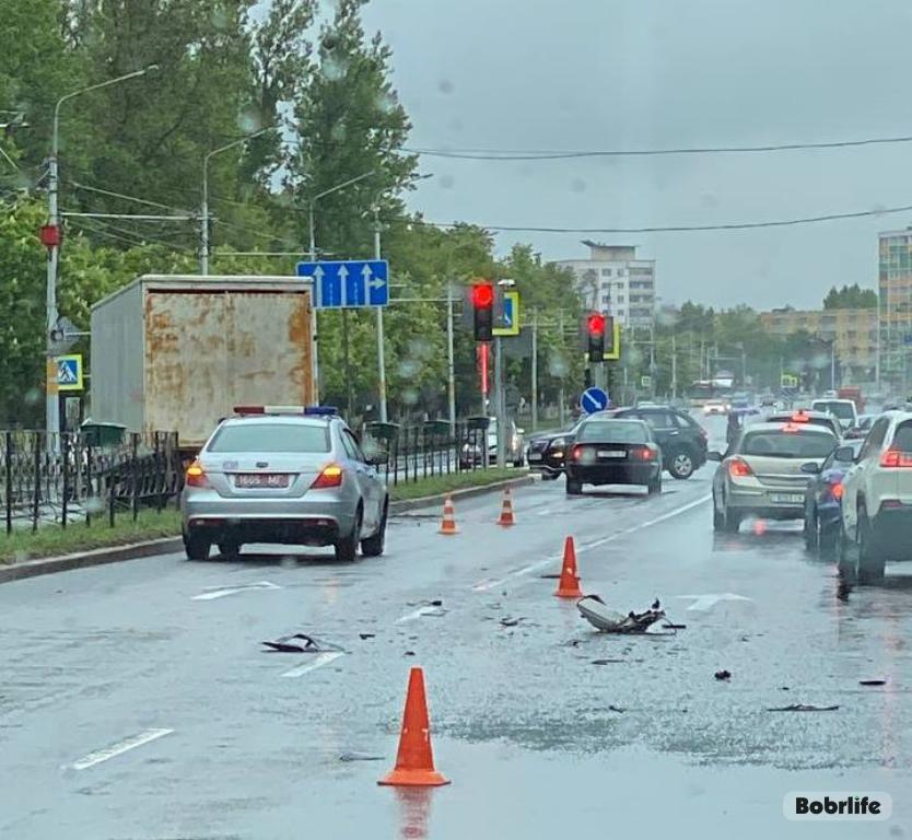 На улице Минской в Бобруйске произошло ДТП