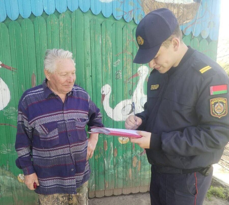 Чтобы быть спокойным за свою дачу. Сотрудники Бобруйского отдела Департамента охраны посещают садовые товарищества