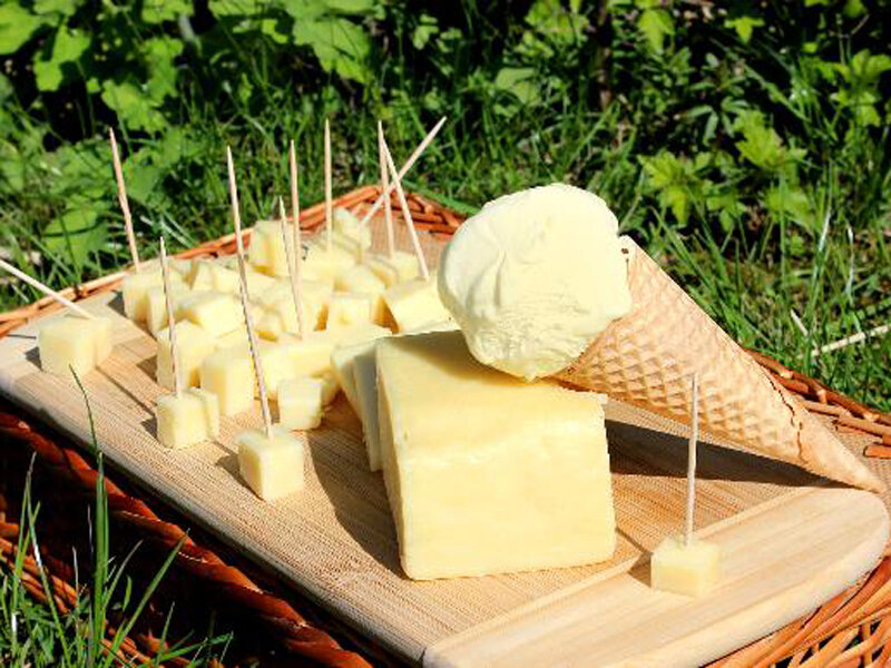 В Беларуси выпустили мороженое со вкусом сыра