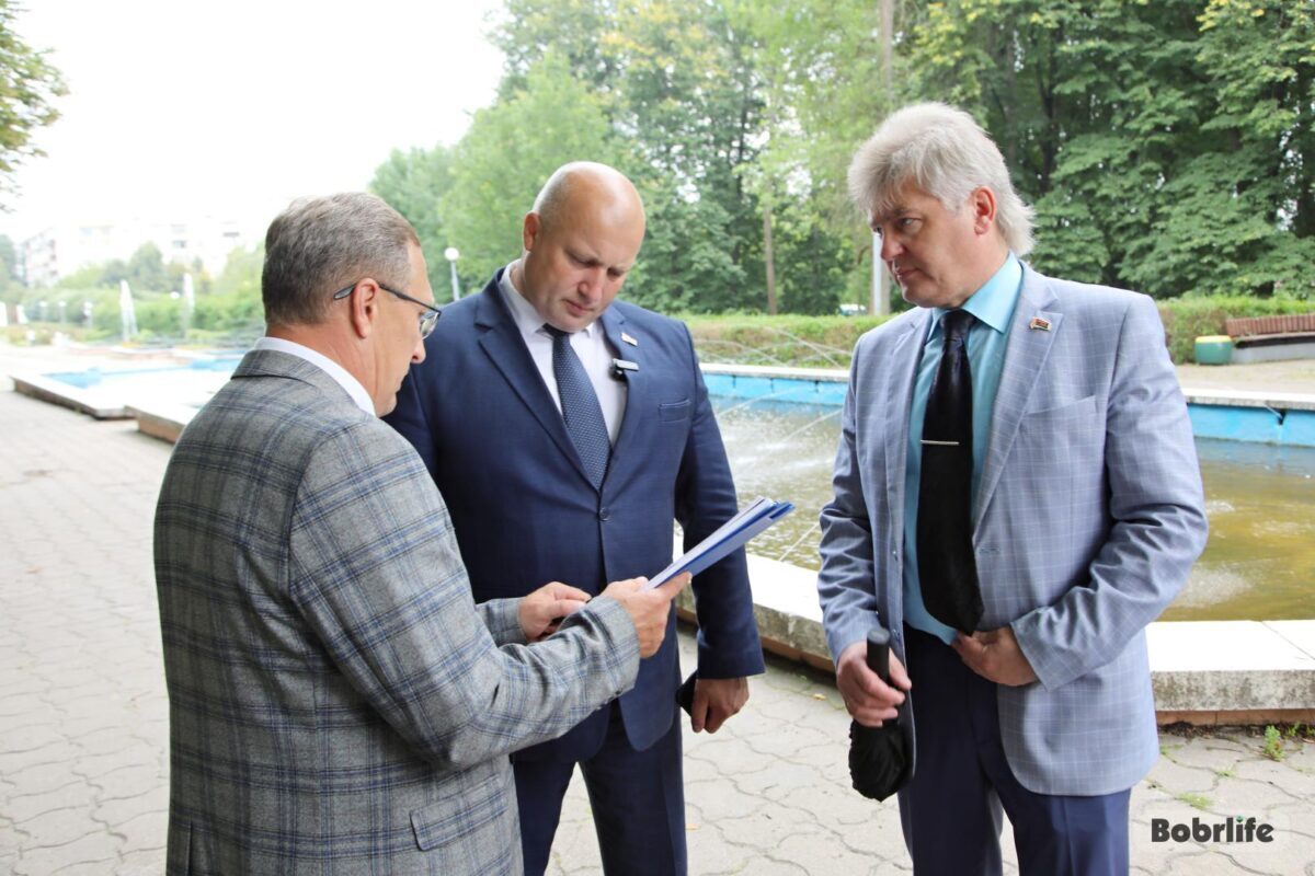 Максим Гурин ознакомился с Бобруйским городским парком культуры и отдыха