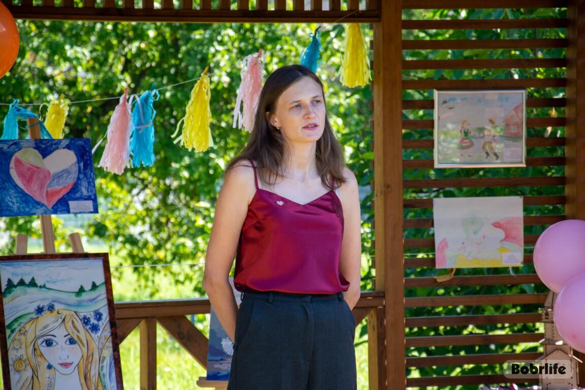 Воспитанники бобруйского детского дома приняли участие в творческой акции «Сердце маленького белоруса»