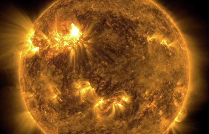 На Солнце произошел резкий скачок энерговыделения
