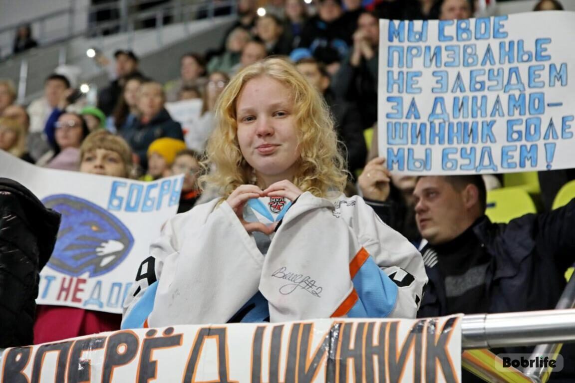 Бобруйчане – первые среди болельщиков! «Динамо-Шинник» — лидер по посещаемости матчей в МХЛ